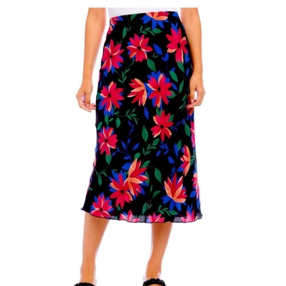 NWT Karen Kane Bias Midi Skirt